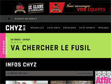 Tablet Screenshot of chyz.ca